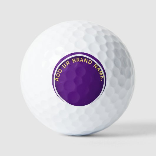 "Stellar Elegance: Raumfahrtthematisches Design au Golfball (Vorderseite)