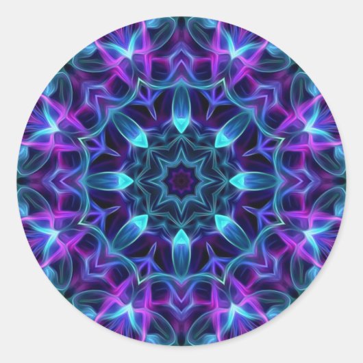 Stellar Glow Runder Aufkleber (Vorderseite)