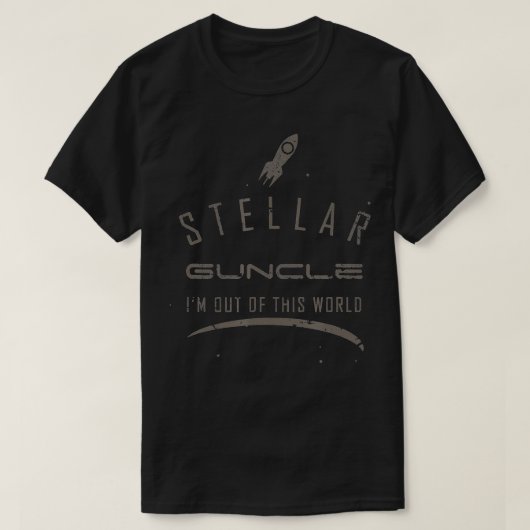 Stellar Guncle Niedlich Space Gift T-Shirt (Design vorne)
