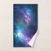 Stellar Illumination: Nebel mit glühenden Sternen Badhandtuch Set (Handtuch)