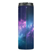 Stellar Illumination: Nebel mit glühenden Sternen Thermosbecher (Rückseite)