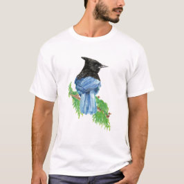 Stellar Jay Bird Arte e Cultura T-Shirt