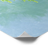 Stellar Jay Bird Nature Poster (Ecke)