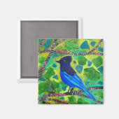 Stellar Jay Magnet (Vorderseite/Rückseite)