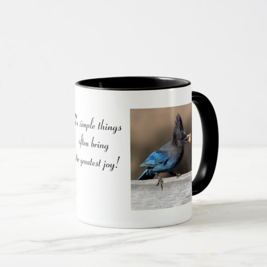 Stellar-Jay-Tasse Tasse (VorderseiteRechts)