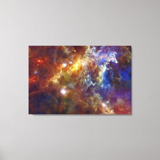 Stellar Kinderzimmer in Rosette-Nebula Leinwanddruck (Vorderseite)