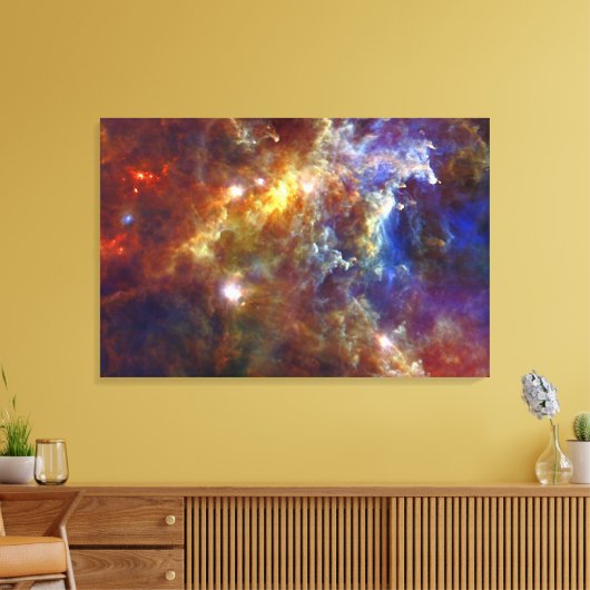 Stellar Kinderzimmer in Rosette-Nebula Leinwanddruck (Insitu (Wohnzimmer))