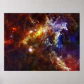 Stellar Kinderzimmer in Rosette-Nebula Poster (Vorne)