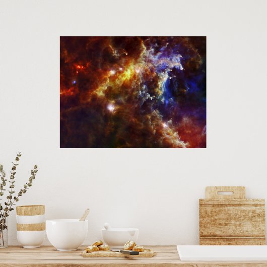Stellar Kinderzimmer in Rosette-Nebula Poster (Küche)