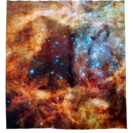 Stellar Kinderzimmer R136 Tarantula Nebula NASA Fo Duschvorhang