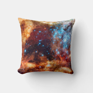 Stellar Kinderzimmer R136 Tarantula Nebula NASA Fo Kissen