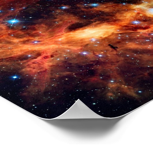 Stellar Kinderzimmer R136 Tarantula Nebula NASA Fo Poster (Ecke)