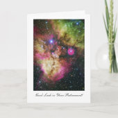 Stellar Kinderzimmer - Viel Glück in Ihrem Ruhesta Karte (Vorderseite)