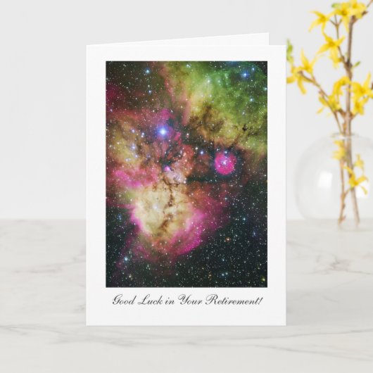 Stellar Kinderzimmer - Viel Glück in Ihrem Ruhesta Karte (Gelbe Blume)