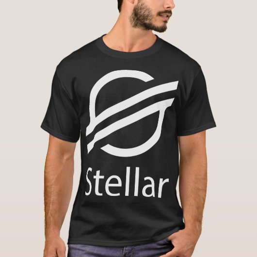Stellar Logo Krypto Kryptowährung T-Shirt (Vorderseite)