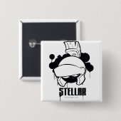 Stellar MARVIN THE MARTIAN™ Button (Vorne & Hinten)