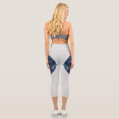 Stellar Night Mandala Capri Leggings (Rückseite)