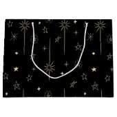 Stellar Night Star Celestial Große Geschenktüte (Vorderseite)