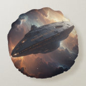 Stellar Path – Journey Through the Universe´13 Rundes Kissen (Rückseite)