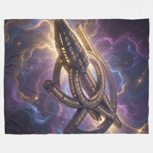 Stellar Path – Journey Through the Universe´14 Fleecedecke (Vorderseite (Horizontal))