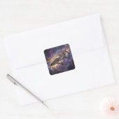 Stellar Path – Journey Through the Universe´14 Quadratischer Aufkleber (Umschlag)