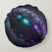 Stellar Path – Journey Through the Universe´1 Rundes Kissen (Rückseite)