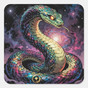 Stellar Path – Journey Through the Universe´2 Quadratischer Aufkleber
