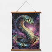 Stellar Path – Journey Through the Universe´2 Wandteppich Mit Holzrahmen (Vorderseite)