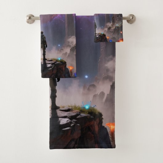 Stellar Path – Journey Through the Universe´3 Badhandtuch Set (Insitu)