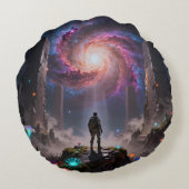 Stellar Path – Journey Through the Universe´3 Rundes Kissen (Rückseite)