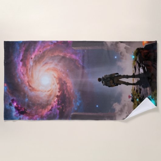 Stellar Path – Journey Through the Universe´3 Strandtuch (Vorderseite)