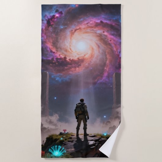 Stellar Path – Journey Through the Universe´3 Strandtuch (Vorderseite)