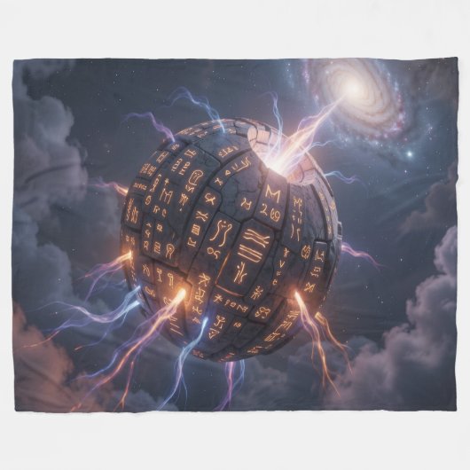 Stellar Path – Journey Through the Universe´4 Fleecedecke (Vorderseite (Horizontal))