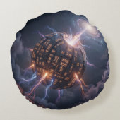 Stellar Path – Journey Through the Universe´4 Rundes Kissen (Rückseite)