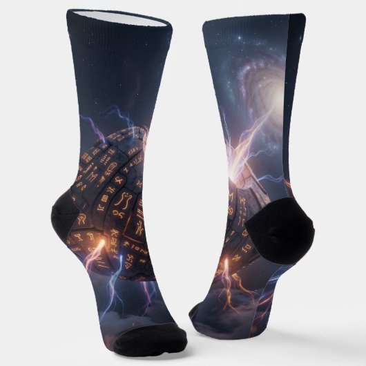 Stellar Path – Journey Through the Universe´4 Socken (Gewinkelt)