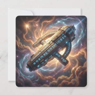 Stellar Path – Journey Through the Universe´5 Feiertagskarte