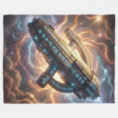Stellar Path – Journey Through the Universe´5 Fleecedecke (Vorderseite (Horizontal))