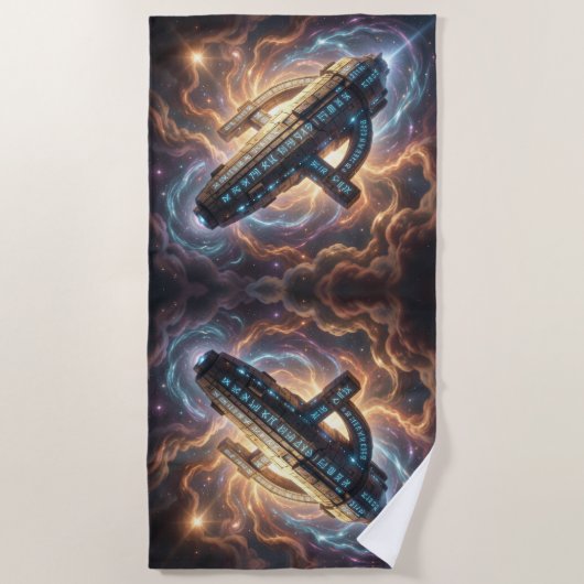 Stellar Path – Journey Through the Universe´5 Strandtuch (Vorderseite)