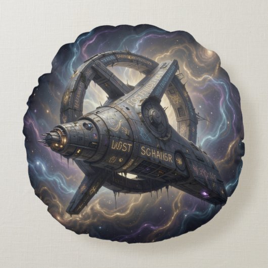 Stellar Path – Journey Through the Universe´7 Rundes Kissen (Vorderseite)