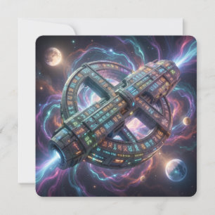 Stellar Path – Journey Through the Universe´8 Feiertagskarte