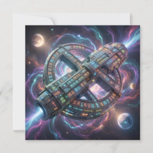 Stellar Path – Journey Through the Universe´8 Feiertagskarte