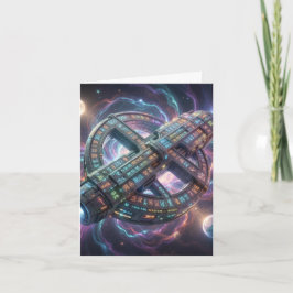 Stellar Path – Journey Through the Universe´8 Feiertagskarte