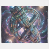 Stellar Path – Journey Through the Universe´8 Fleecedecke (Vorderseite (Horizontal))