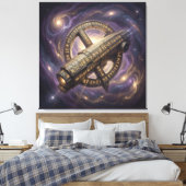 Stellar Path – Journey Through the Universe´9 Leinwanddruck (Insitu (Schlafzimmer))