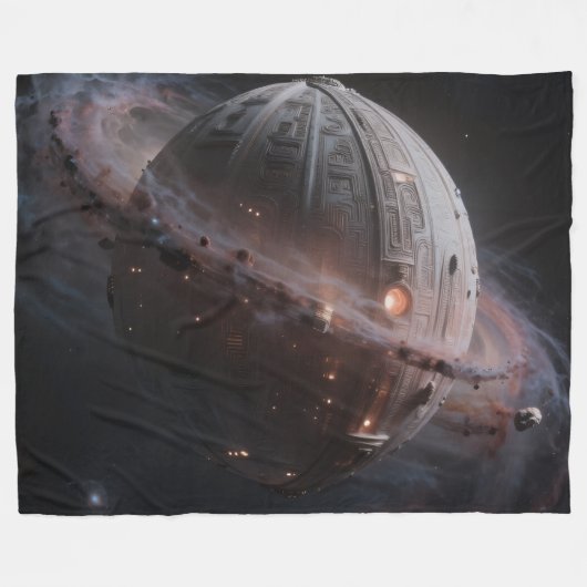 Stellar Path – Journey Through the Universe Fleecedecke (Vorderseite (Horizontal))