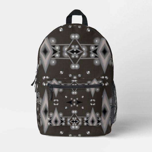 Stellar Performance Modernes Abstraktes Kunstdesig Bedruckter Rucksack (Vorderseite)