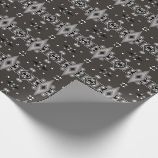 Stellar Performance Modernes Abstraktes Kunstdesig Geschenkpapier (Ecke)