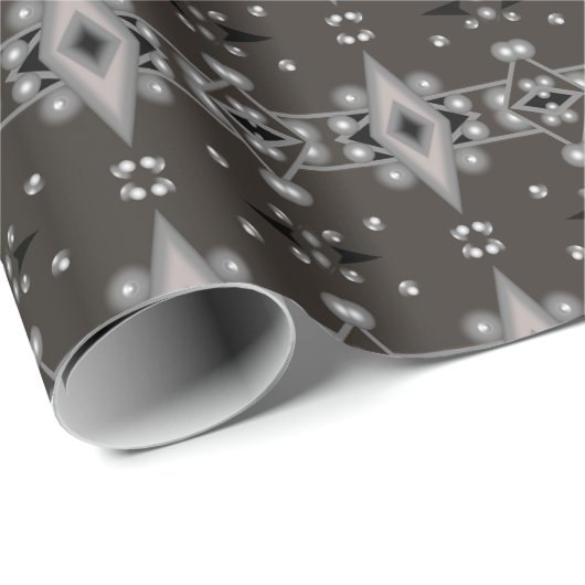 Stellar Performance Modernes Abstraktes Kunstdesig Geschenkpapier (Rolleneckpunkt)