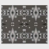 Stellar Performance Modernes Abstraktes Kunstdesig Geschenkpapier (Flach)