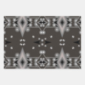 Stellar Performance Modernes Abstraktes Kunstdesig Geschenkpapier Set (Vorderseite)